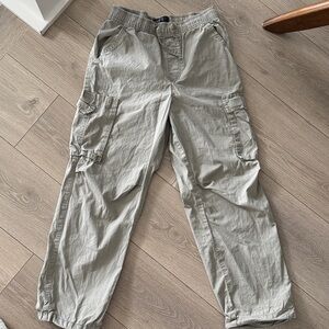 Kids Casual Gray Cargo Pants